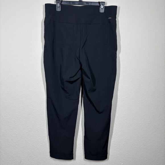 Mondetta 10 High Rise Comfort Stretch Dress Pants Black Ankle Length Pockets - Picture 2 of 8